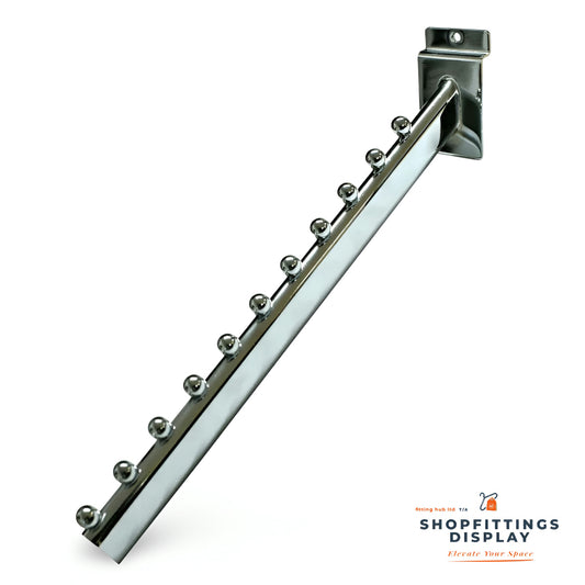 11 Ball Sloped Arm for Slatwall