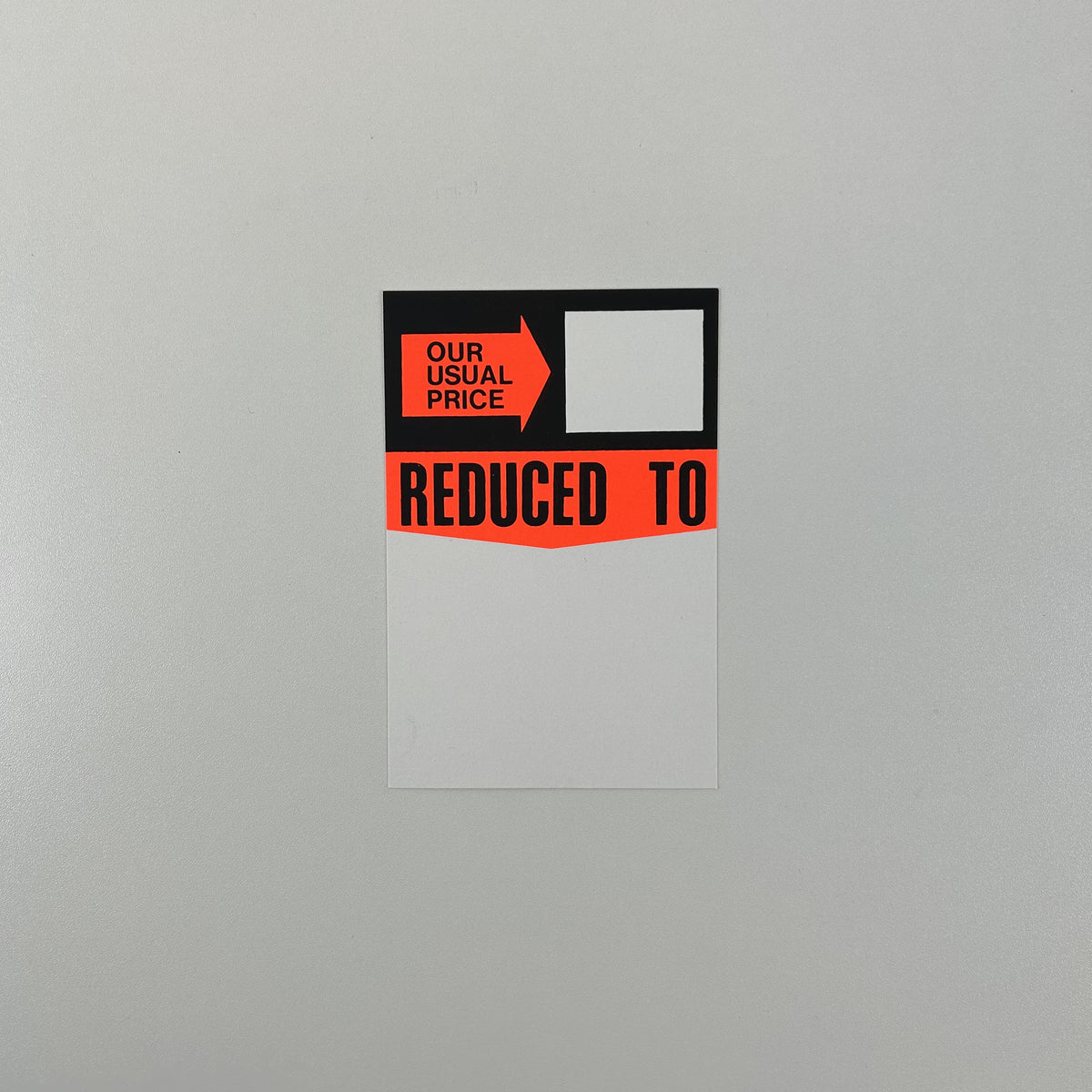 Our Usual Sale Price Reduced To Cards