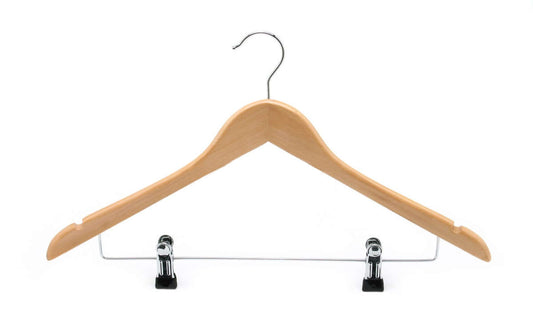 Wooden Coat Clip Hanger