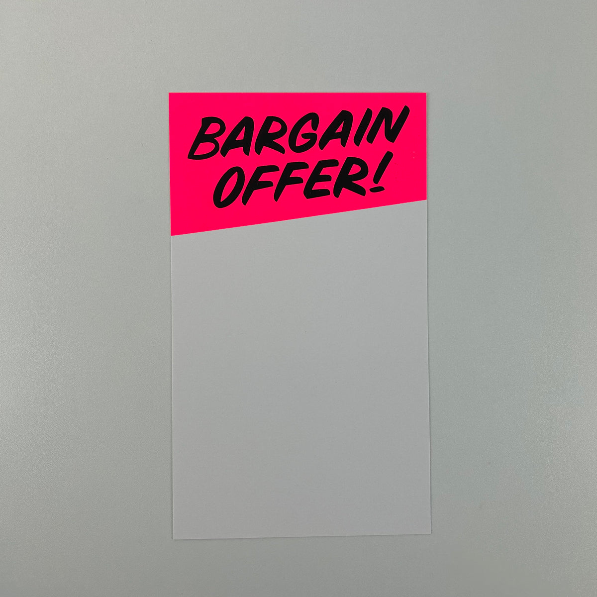 Bargain Offer Sale Cards
