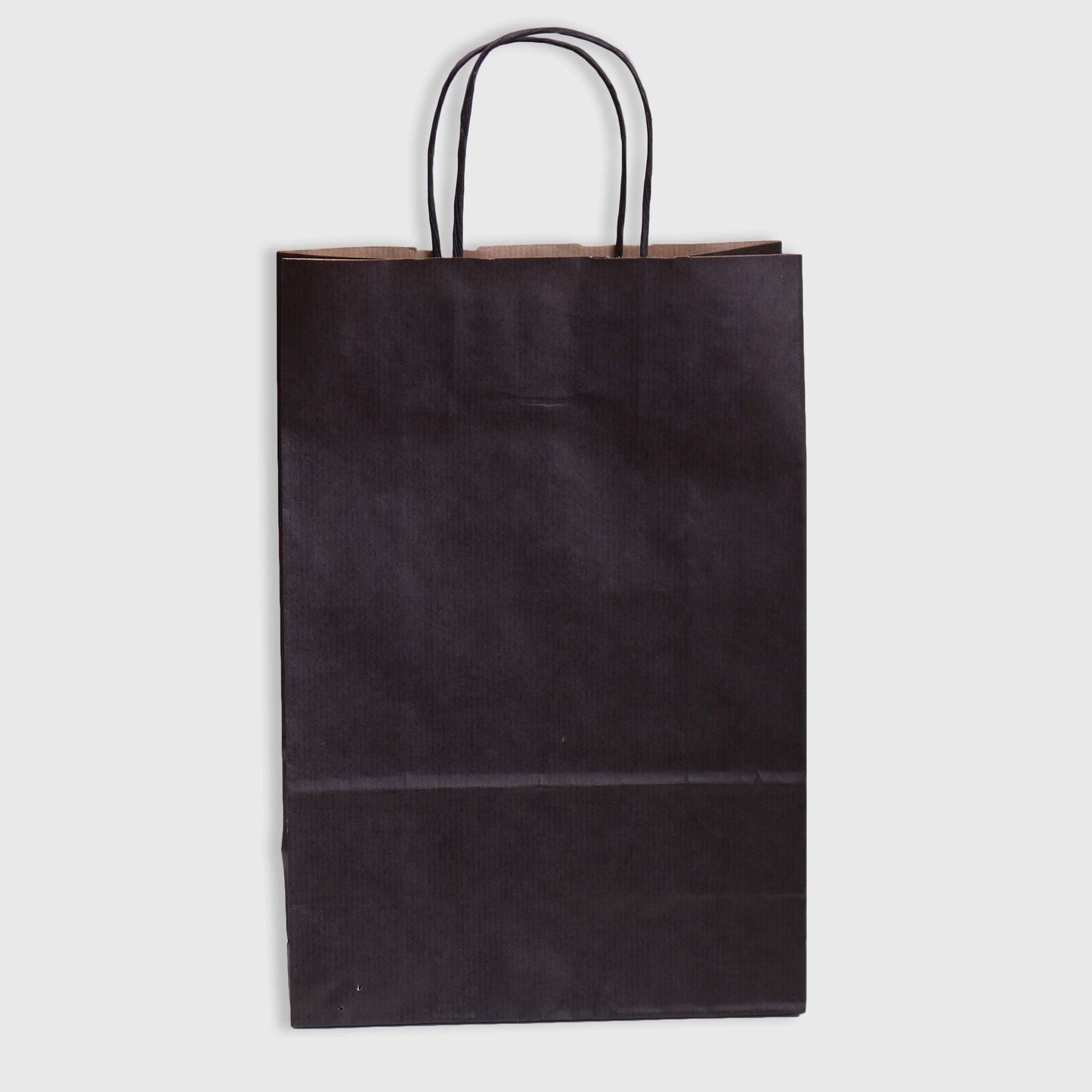 Black Paper Carrier Bags with Twisted Handles