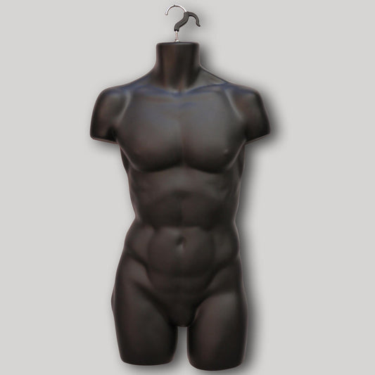 Male Black Hanging Mannequin Full Body