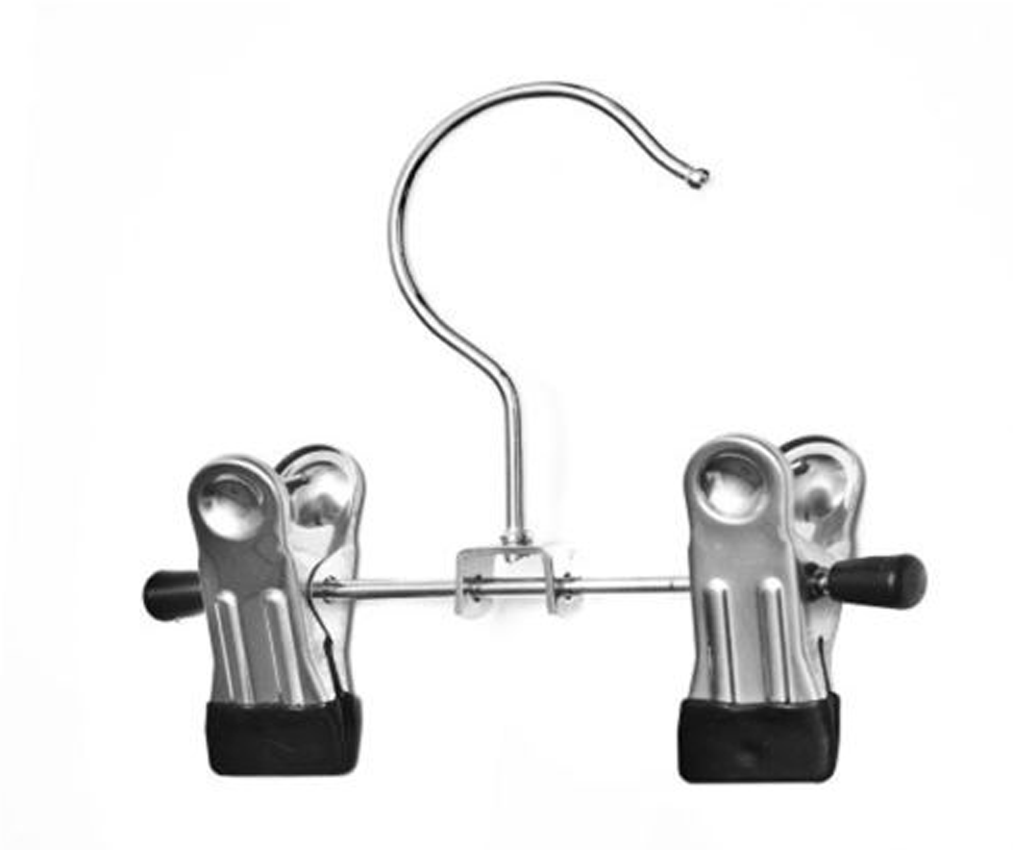 Double 12cm Metal Clip Hanger