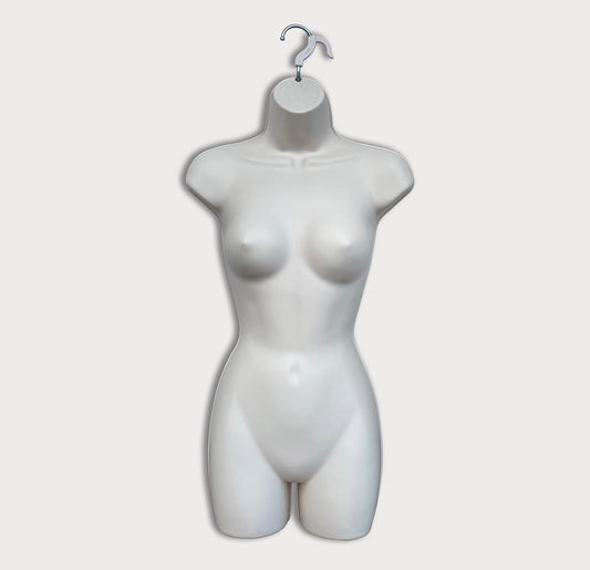 Female White Hanging Mannequin Full Body