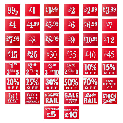 Price Sale Cards
