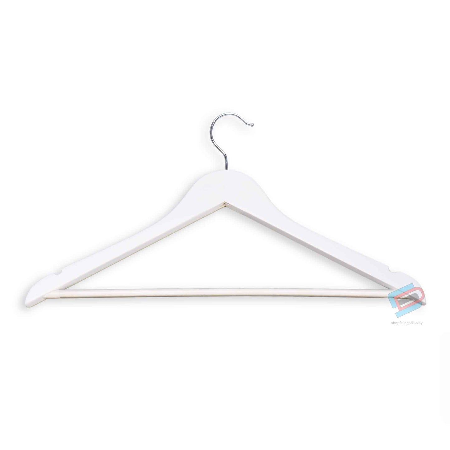 Black Wooden Adult Hanger - 44cm