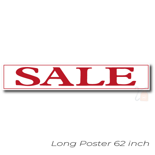 Horizontal Sale Poster
