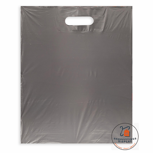 Grey Plastic Carrier Bags