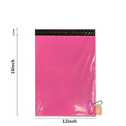 Pink Plastic Mailing Bags