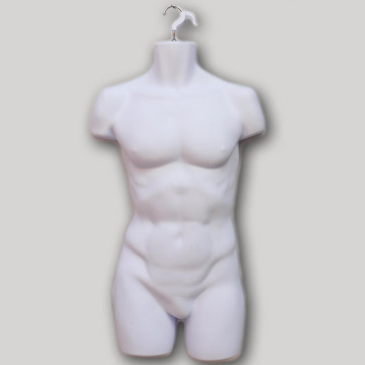 Male White Hanging Mannequin Full Body