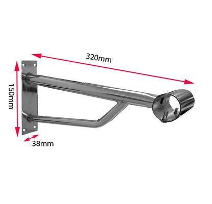Wall Mounted Clothes Rail