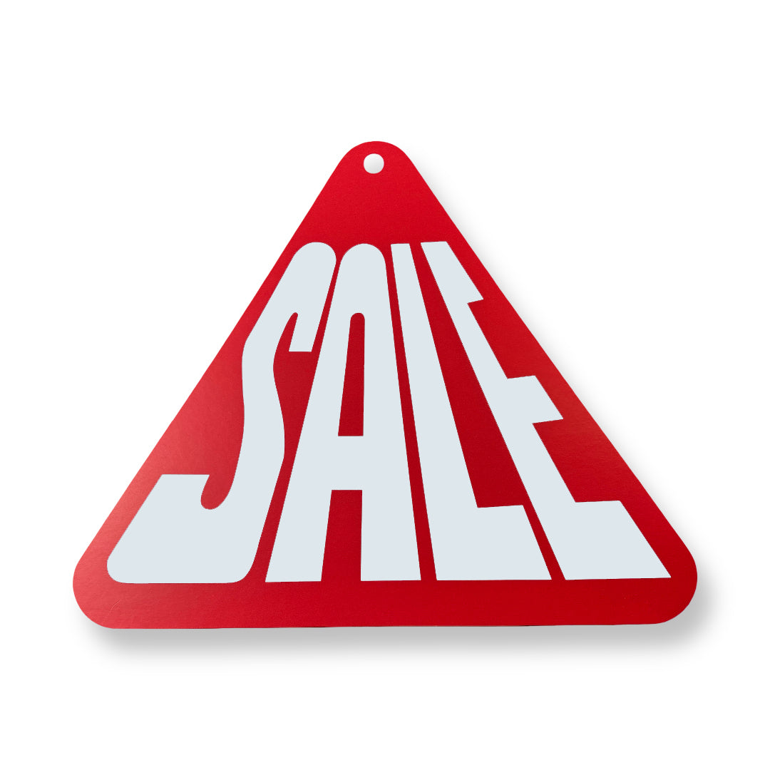 Hanging Triangular Sale Card
