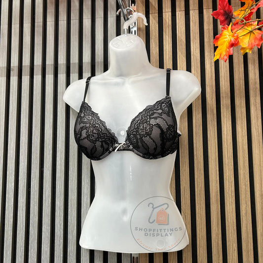 Female Semi-Clear Hanging Mannequin Half Body