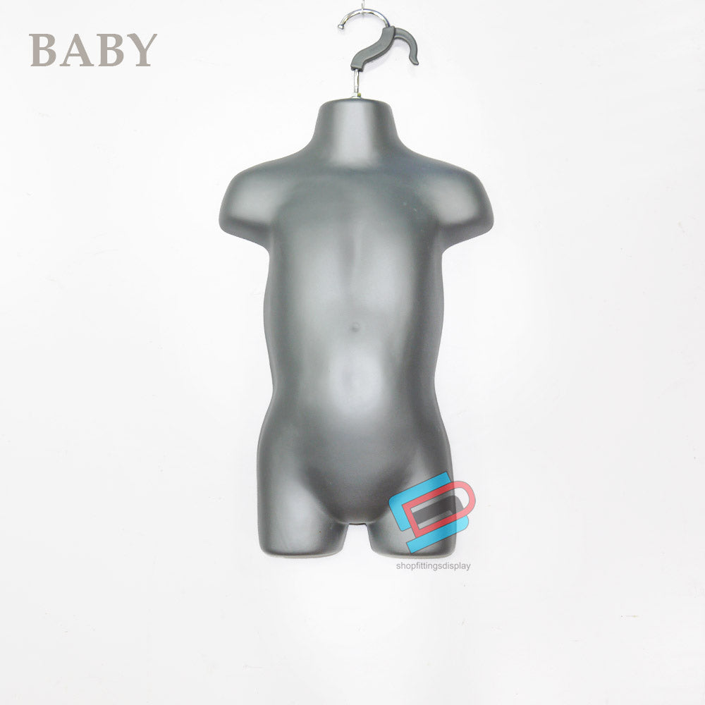 Baby Silver Hanging Body Mannequin