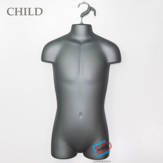 Child Silver Hanging Body Mannequin