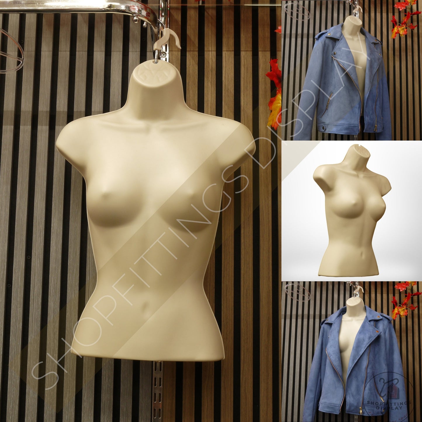 Female Skin Hanging Mannequin Half Body