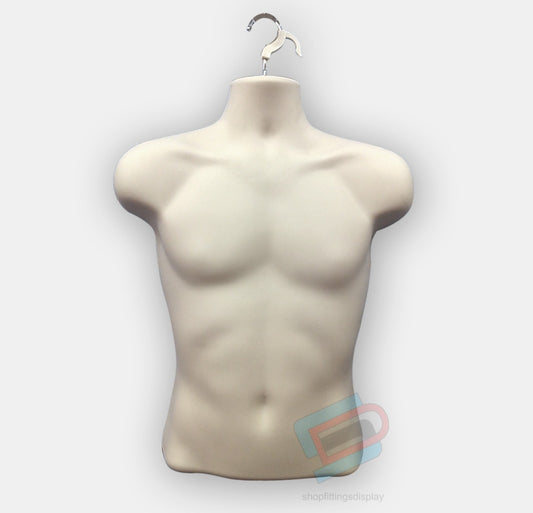 Male Skin Hanging Mannequin Half Body