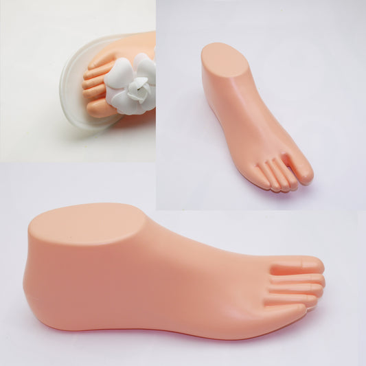 2 x Foot Thong Style Sandal Shoes Mannequin For Shoe Foot Display Skin *R
