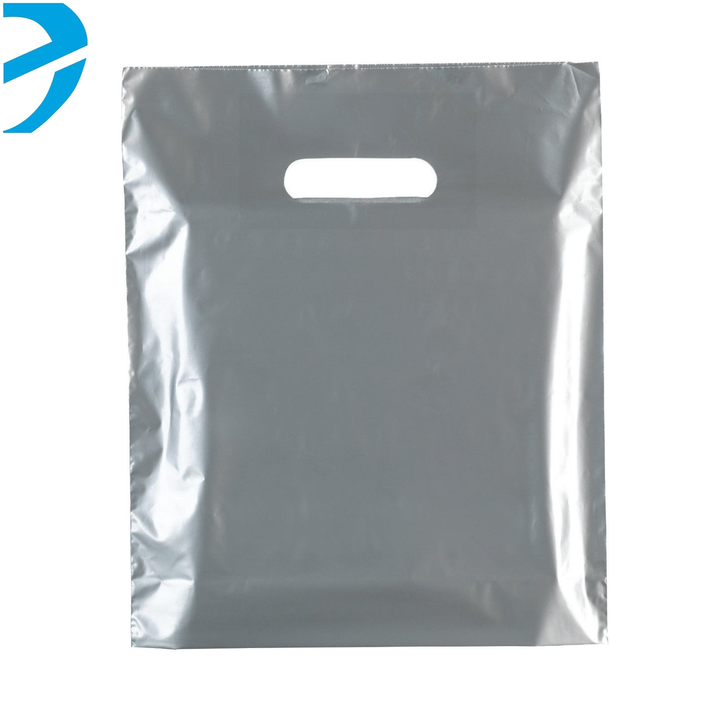 Silver Plastic Carrier Bags