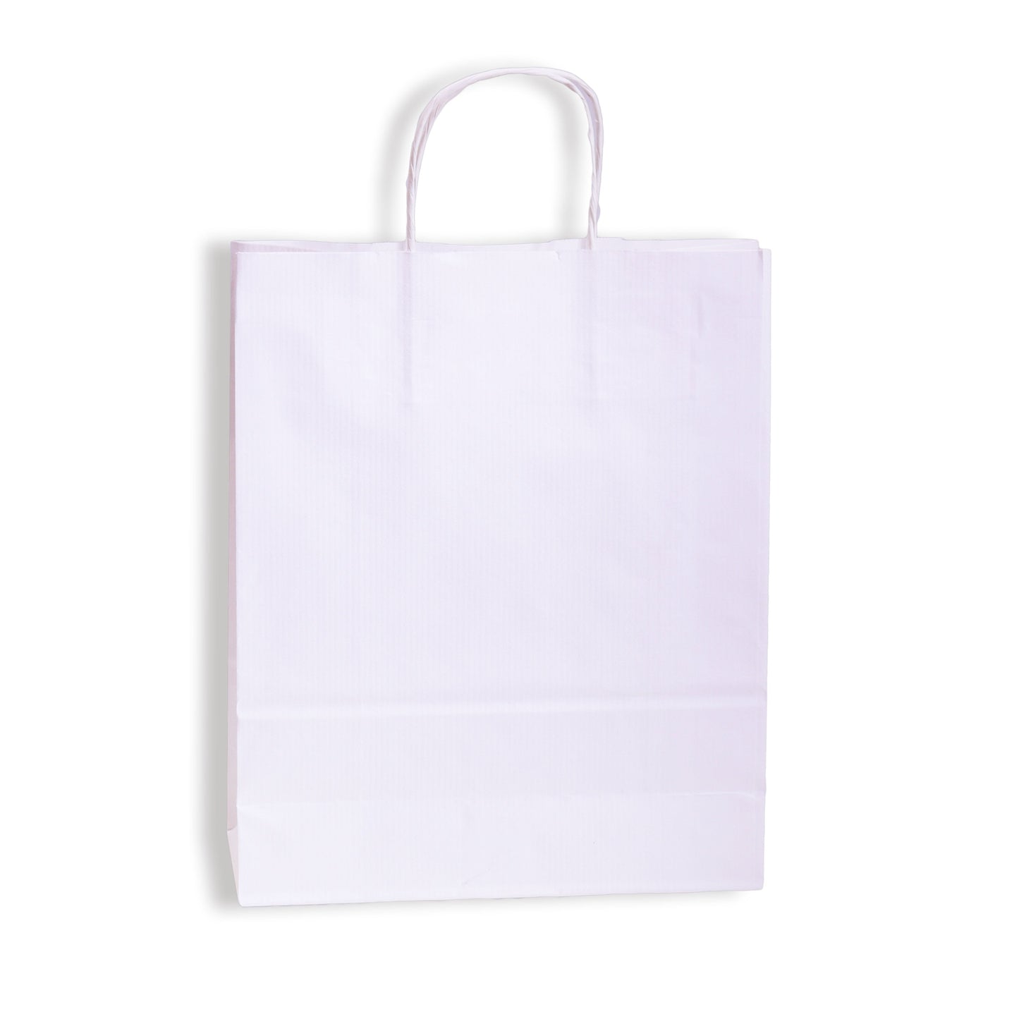 White Paper Carrier Bags with Twisted Handles