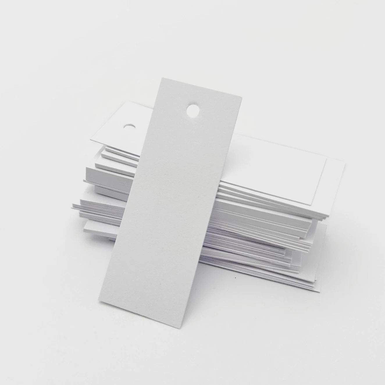 Unstrung Plain White Tags