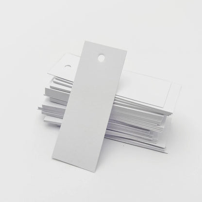 Unstrung Plain White Tags
