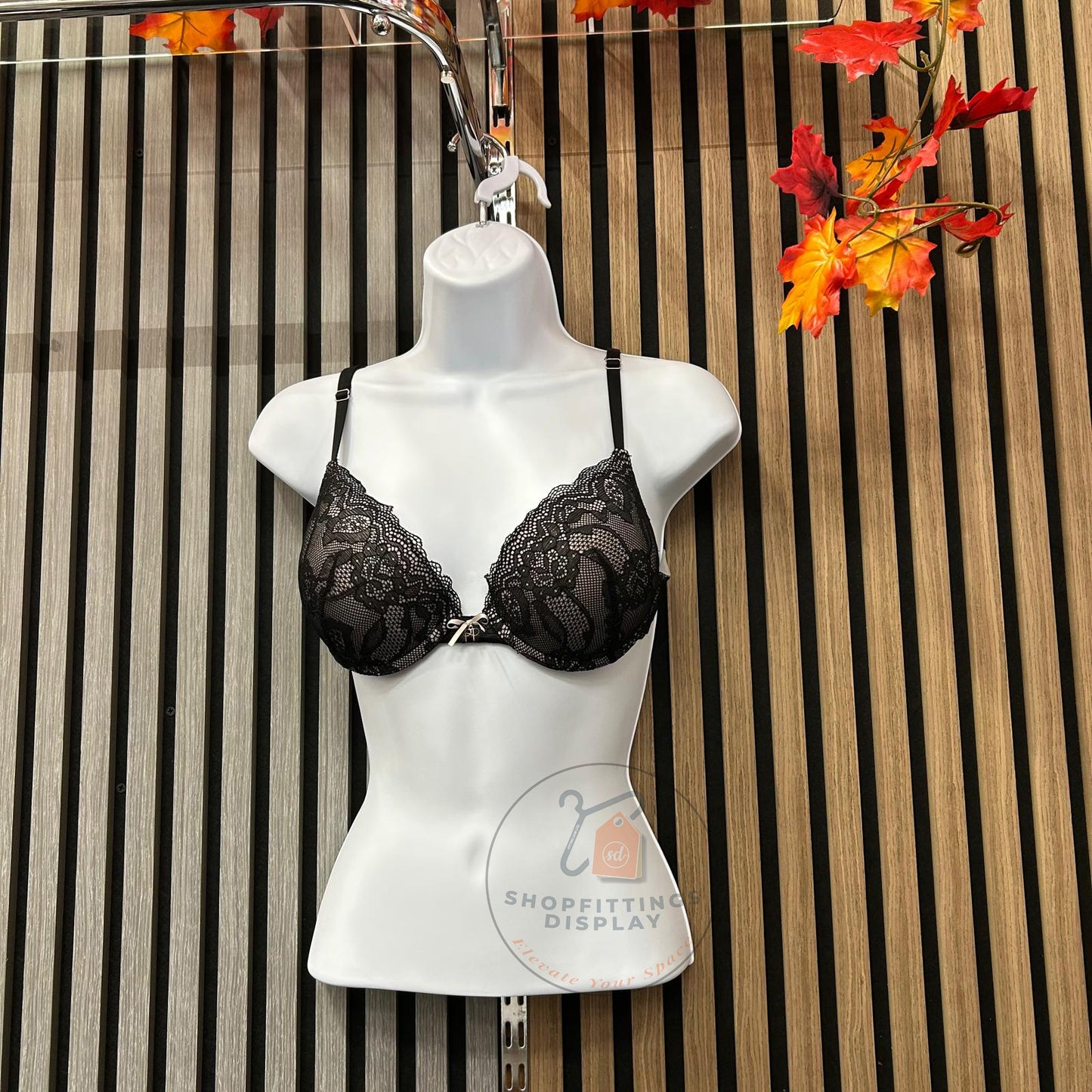 Female White Hanging Mannequin Half Body