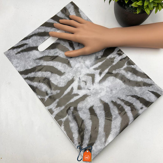 Zebra Print Plastic Carrier Bags